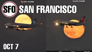 KSFO LIVE |  OCTOBER 7, 2025 | SAN FRANCISCO INT AIRPORT  LIVE STREAM WEBCAM IRL