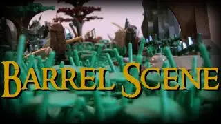 LEGO The Hobbit 2 : Epic Barrel Scene MOC