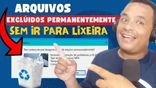Os arquivos deletados não estão indo para a lixeira ( Resolvido)