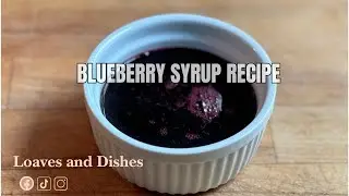 🫐 Homemade Blueberry Syrup Recipe 🥞
