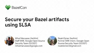 Secure your Bazel artifacts using SLSA