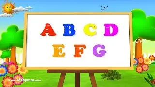 ABC Song | ABCD Alphabet Songs | ABC Songs for Children - 3D ABC Nursery Rhymes