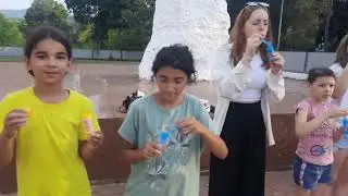 Конкурс рисунка на асфальте «Лето». ЦДК с. Шаумян