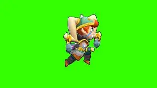 Brawl Stars Running Loki Chester Green Screen