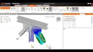 IDEA Statica: tutorial 27- Buckling analysis of structural steel connections