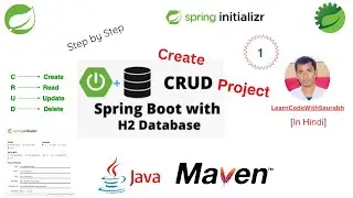 1 CRUD Project in Spring Boot with H2 Database | Spring Boot Project Creation in STS #crudap🔥