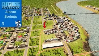 Cities Skylines   Alamo Springs Ep 3   Major Expansion, Industry Expansion, Passenger Train Station!