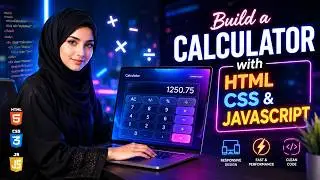 Build a Calculator Using HTML CSS & JavaScript | Responsive Calculator Project 
