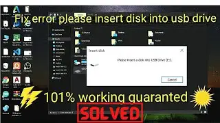How to fix error 
