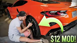 The $12 Mod for 2020 Corvette C8! *LOOKS SO GOOD*