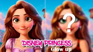 Disney princess Rapunzel glow up transformation | Cartoon glow up