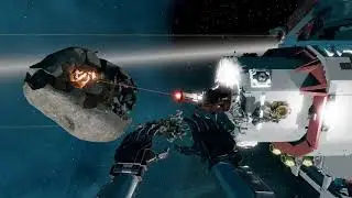 Starbase - Mining Laser in action