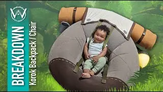 Life Sized inflatable Korok Back Pack Chair TOTK ( BREAKDOWN )