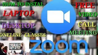 How to Install & Use Zoom App on PC || Laptop  How To Use ZOOM App Through Laptop As  Zoom Meetin