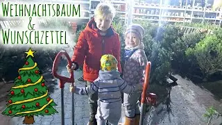 Wir kaufen unseren Weihnachtsbaum und basteln Wunschzettel | Familienvlog #158