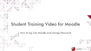 How to log into Moodle and change password