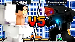 Skibidi Toilet Vs คนหัวกล้อง l Minecraft