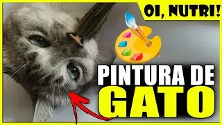 Pintura Realista de Gato! Aprenda a Fazer Também!