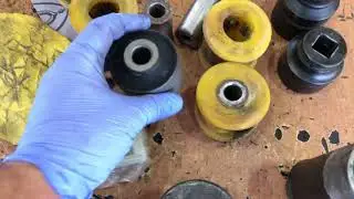 Silent blocks. Pajero 2. Rear axle