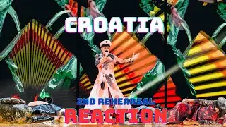 🇭🇷 Croatia Second Rehearsal (REACTION) Let 3 "Mama ŠČ!" @Eurovision 2023