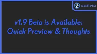 1.9 Beta Quick Preview! | SimplePlanes