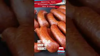Vlees, vleeswaren en een lekker stuk worst koop je op de markten Nieuwegein.