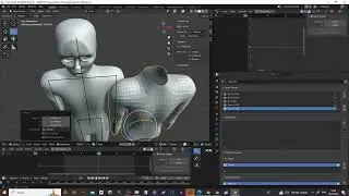 Blender 4.1 Tutorial - How to make shape keys for clothes with free sleeves