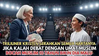 VIRAL!!! ANAK SD 10 TAHUN BUAT MALU WANITA TRILIUNER SOMBONG KALAH DEBAT ADU LOGIKA AGAMA