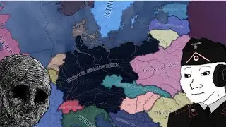 What if Greater Germany existed in ww2. Road to 56 hoi4 time-lapse