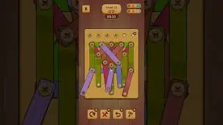 wood nuts & bolts puzzle gameplay : level 20-25 walkthrough