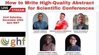 Tips for Abstract Writing for Conferences