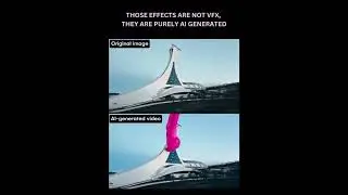 VFX through the power of AI!   | #ai #artificialintelligence #genai #aivideo #aigenerated #vfx