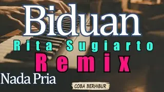 Rita Sugiarto - Biduan Dj Remix (Karaoke Nada Cowok/Pria) Dj Keyboard
