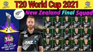 ICC T20 World Cup 2021 New Zealand Team Best Squad. Nz Squad for T20 World 2021. T20 WC 2021.