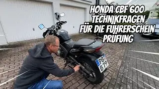 Motorrad ( Honda CBF600 ABS ) Technikfragen für die Motorradprüfung