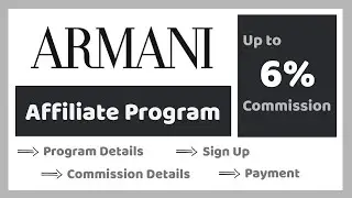 Armani Affiliate Program [2026] | Earn Money from armani.com