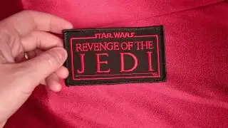 Vintage REVENGE OF THE JEDI Star Wars Fan Club patch. HD review