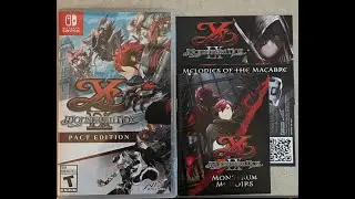 Unboxing Ys IX: Monstrum Nox Pact Edition - Nintendo Switch