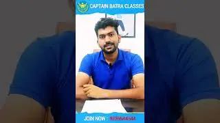 Best Wishes for NDA Target Aspirants | Captain Batra Classes prayagraj #shorts