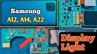 samsung a12 display light problem||samsung display light ways