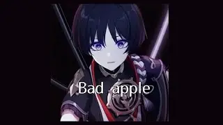 Bad apple amv (scaramouche - genshin impact)