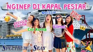 SLEEPING ON A CRUISE SHIP WITH MEISSIE, VILMEI, KLARA TANIA, CICI KOREA 🚢🤯 THERE'S A MALL INSIDE ...