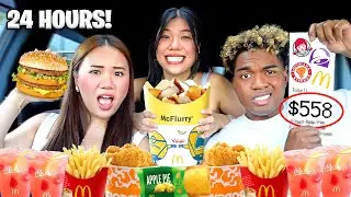 Letting The Person In Front Of Us Decide What We Eat For 24 Hours!!