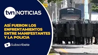 El contrato minero desata oleada de protestas: Policía y manifestantes en tensos enfrentamientos