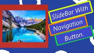 CSS SlideBar with Navigation Button | Slideshow With Navigation Buttons Using Only HTML & CSS