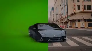 Car Drifting Green Screen | Free Green Screen Video