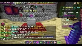 what it's like inside dark auction | Hypixel Skyblock
