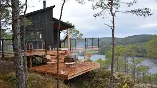 Man Builds A Hidden Gem in The Woods - A Stunning Off-Grid Escape!