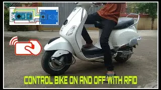 Controlling bike ON/OFF using rfid and arduino .