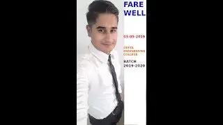 MY FAREWELL(03- 05- 2019)